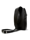 Leather one shoulder bag / FDL-BLACK