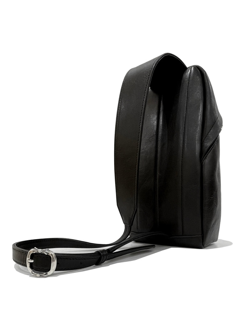 Leather one shoulder bag / CROSS-silver925